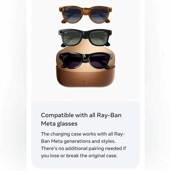 Ray-Ban Meta Brown Charging Case - Picture 9 of 9